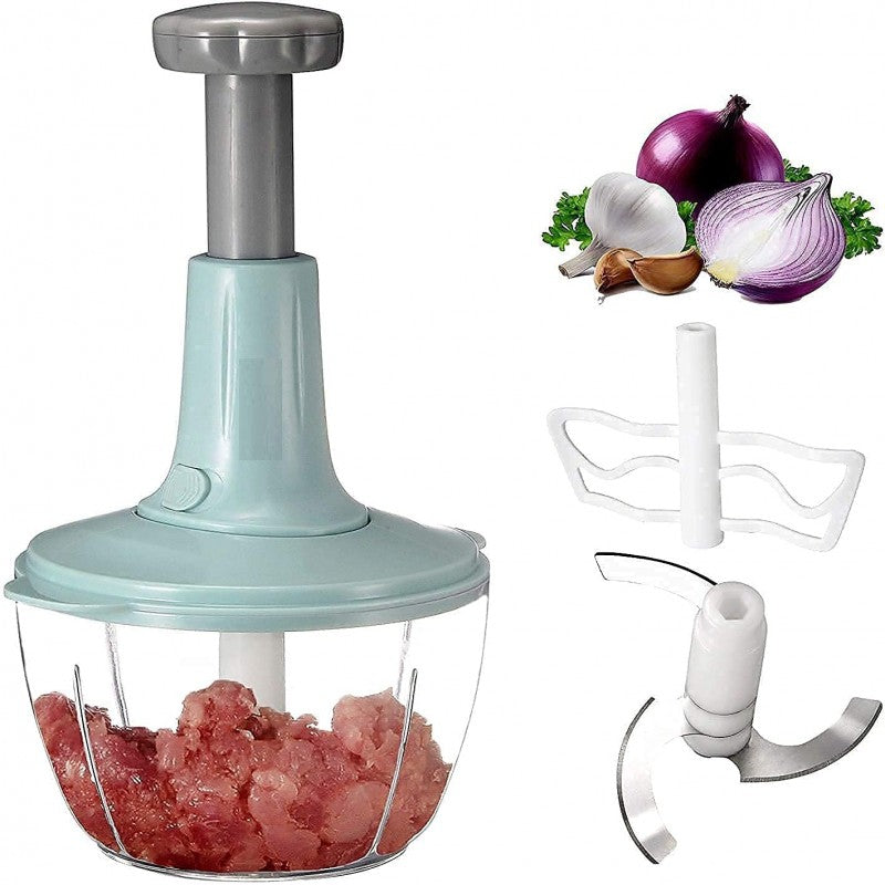 Press & Chop – Manual Vegetable & Meat Chopper