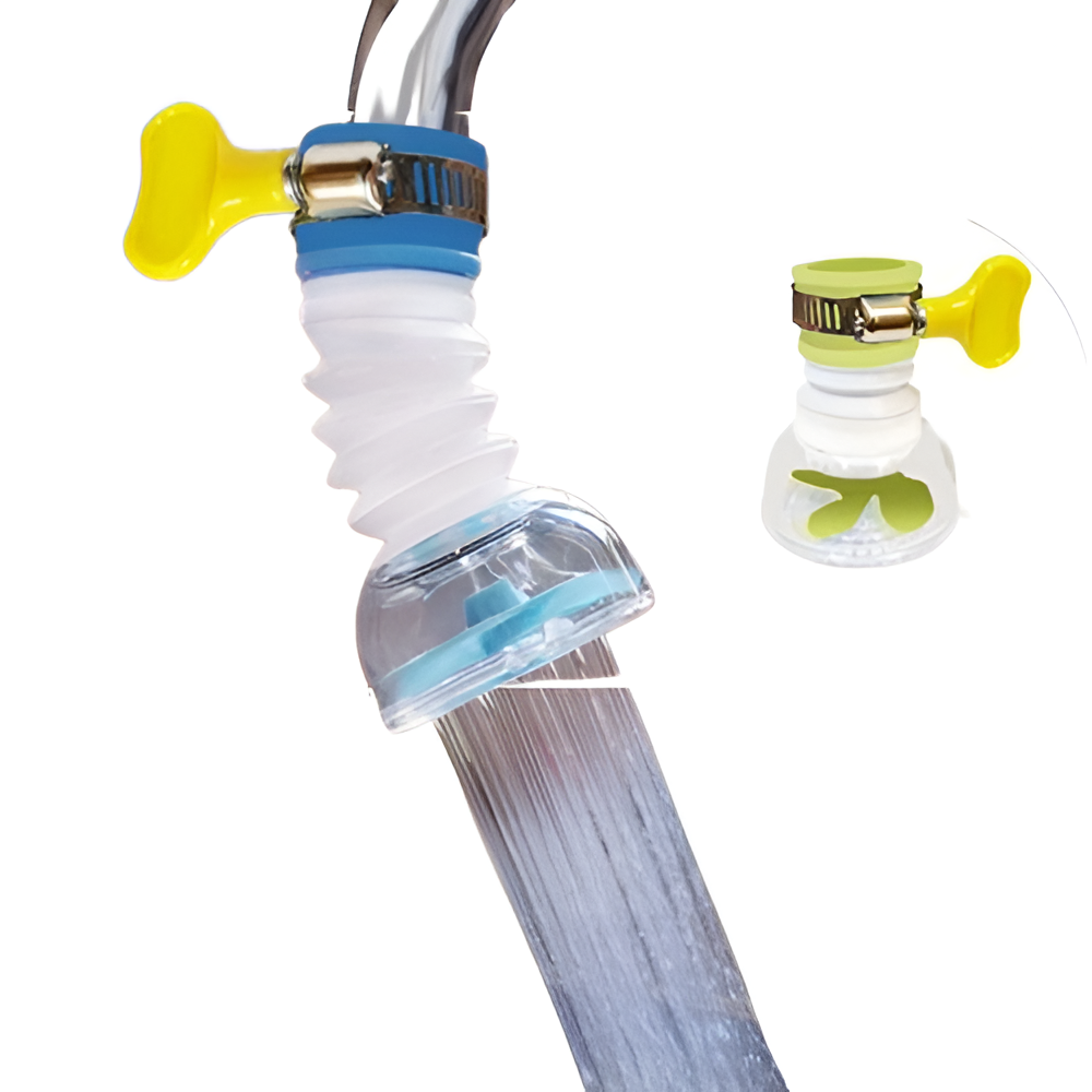 360° Adjustable Fan Faucet – Anti-Splash & Water Saving