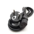 3-Pin AC Power Cable – 1.5m for PC, LCD, UPS (Black)