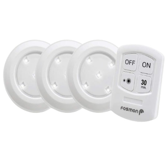 3-Pack LED Night Lamps – Touch & Wireless Remote