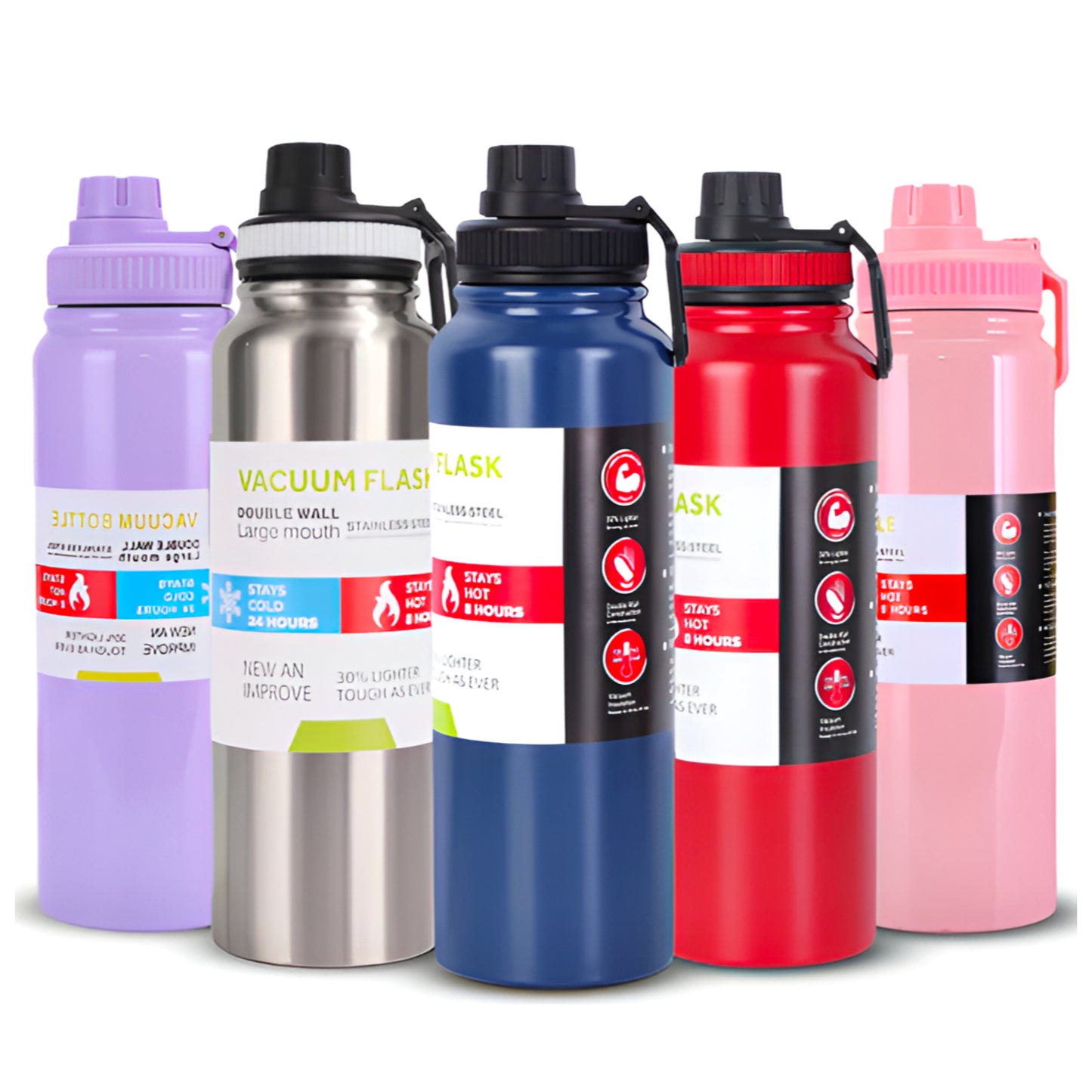 Portable Stainless Steel Water Bottle – For Gym & Outdoor