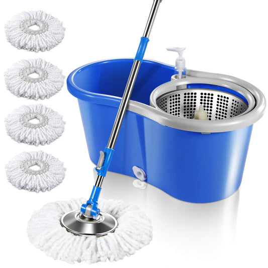 360° Spin Mop with Double Bucket – Heavy Duty Cleaning Set