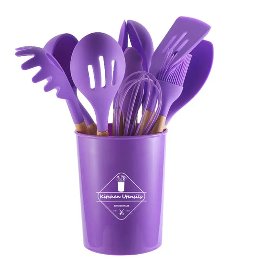 Kitchen Utensil Set - Purple