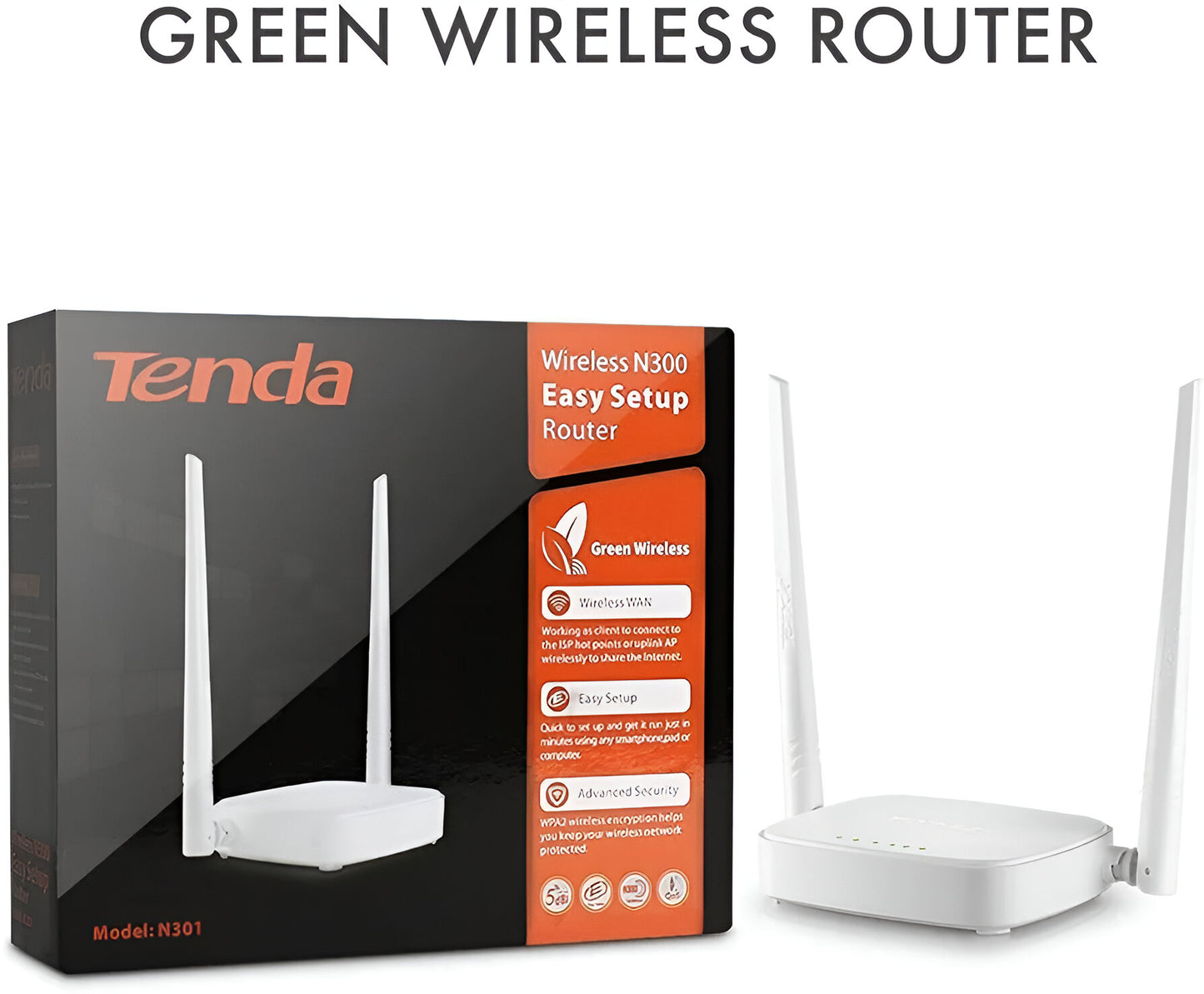 Tenda N301 – N300 Wireless Router (Easy Setup)
