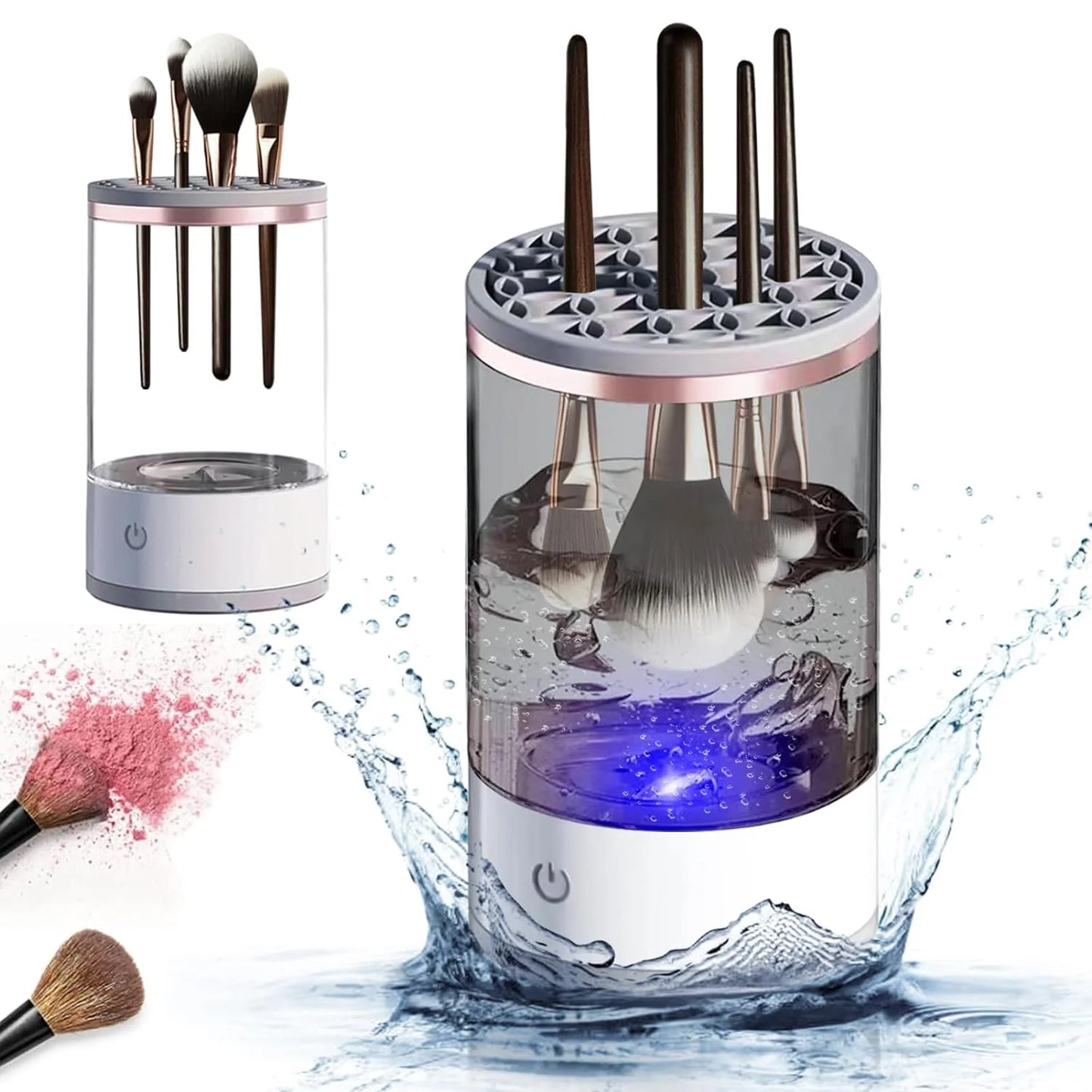 Automatic Makeup Brush Cleaning & Drying Machine with Stand Holder