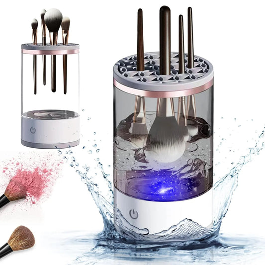 Automatic Makeup Brush Cleaning & Drying Machine with Stand Holder