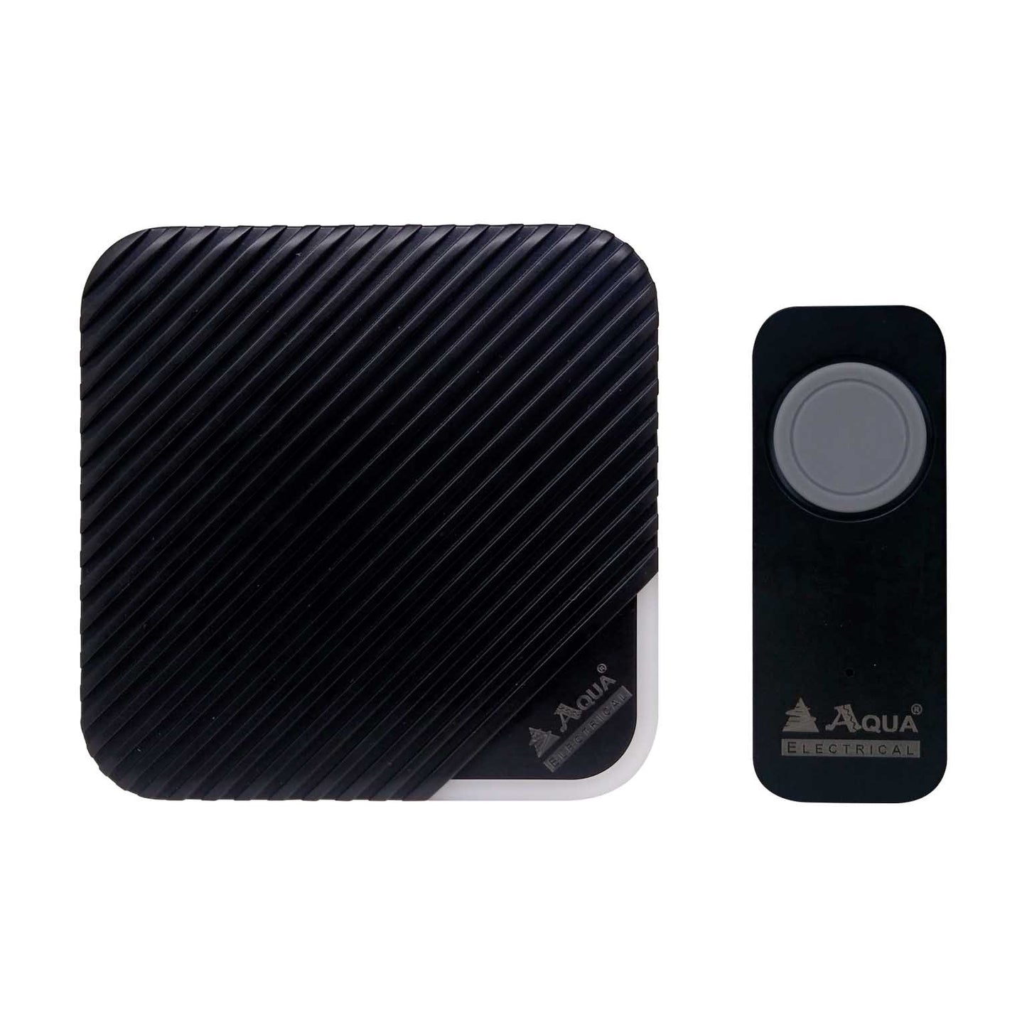 AQUA Digital Wireless Door Chime 9141 – Black, 36 Melodies, Waterproof Transmitter, 200 m Range