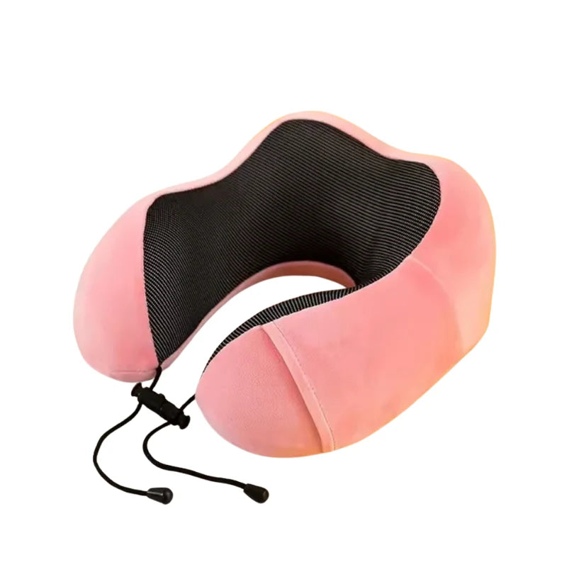 U-Shape Memory Foam Neck Pillow – Travel Pillow with Neck & Head Support