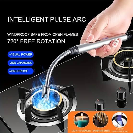 Electric Rechargeable Kitchen Lighter – Portable USB Lighter for Gas Stove