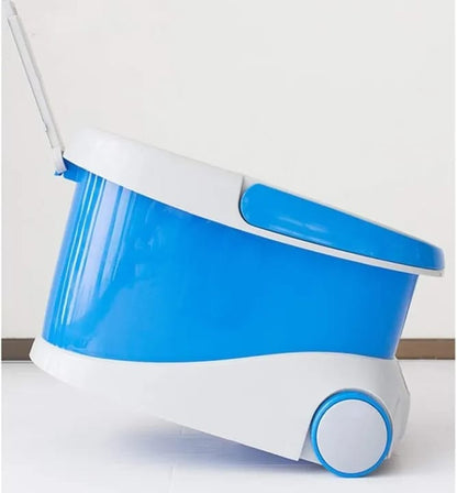 Primo 360° Spin Mop Set – Stainless Steel Bucket & Microfiber Mop