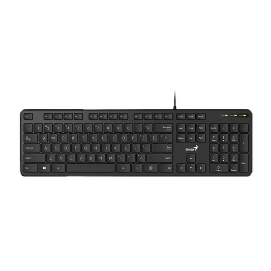 Genius SlimStar M200 – Wired USB Multimedia Keyboard with Hotkeys