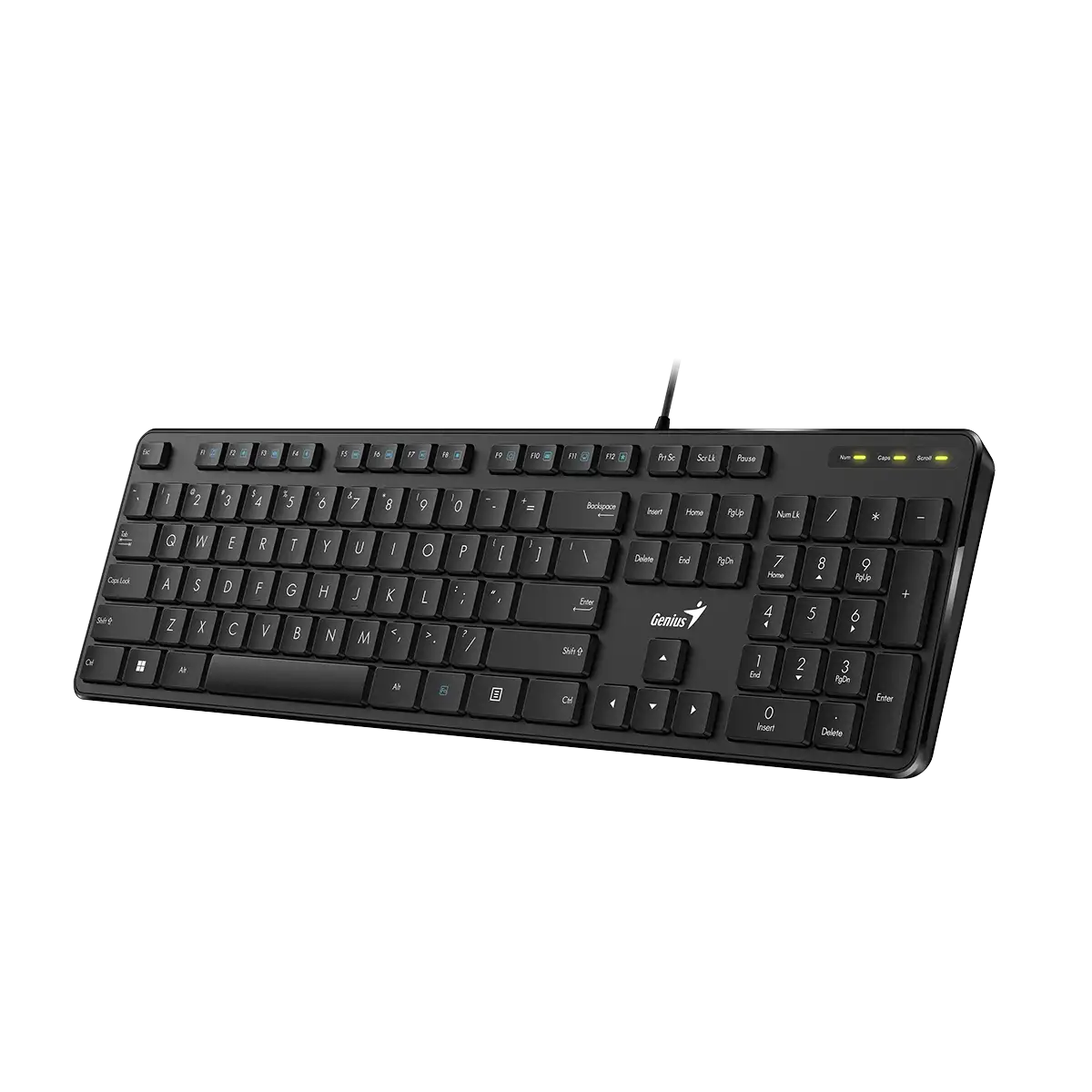 Genius SlimStar M200 – Wired USB Multimedia Keyboard with Hotkeys