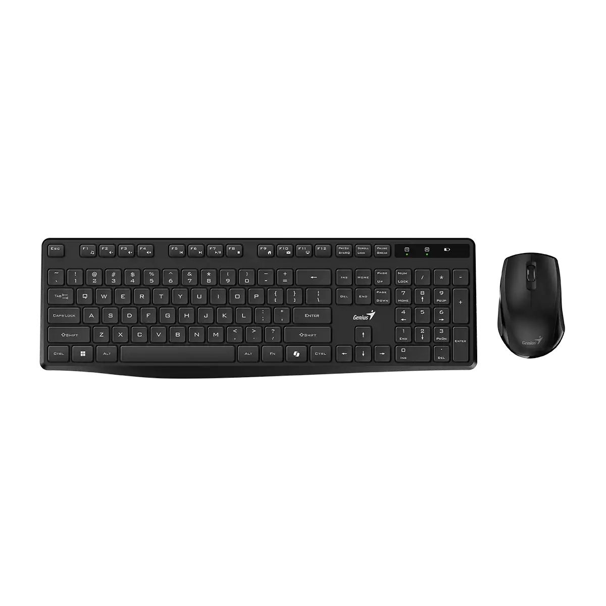 Genius KM-8206S Wireless Keyboard & Mouse Combo – Silent Keys, AI Copilot Button