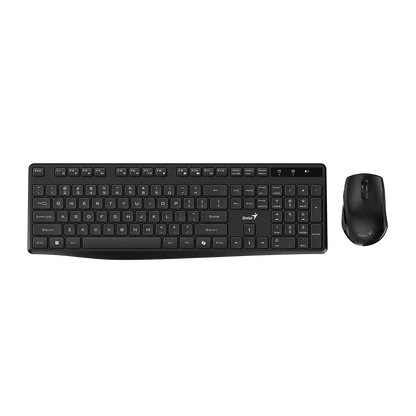 Genius KM-8206S Wireless Keyboard & Mouse Combo – Silent Keys, AI Copilot Button