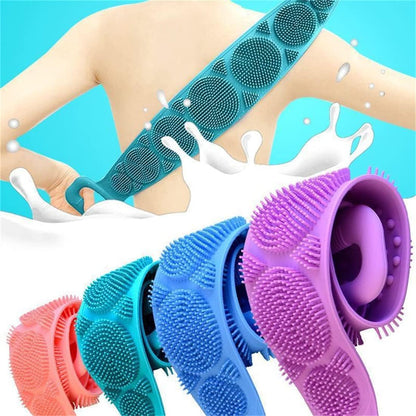 Silicone Body Scrubber Belt  – Easy Grip Design