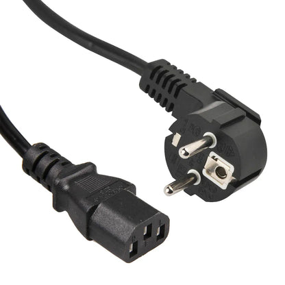 3-Pin AC Power Cable – 1.5m for PC, LCD, UPS (Black)