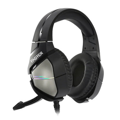 Faster Blubolt BG‑200 Gaming Headset – 50 mm Drivers, Surround Sound & Noise‑Cancelling Mic