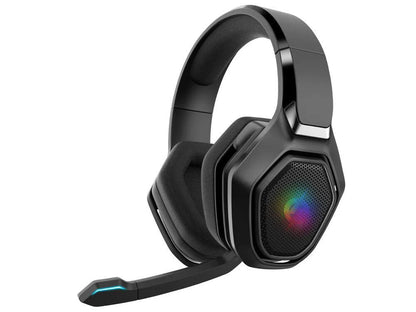 Faster Blubolt BG‑300 Gaming Headset – 50 mm Drivers, Surround Sound & Noise‑Cancelling Mic (Black)