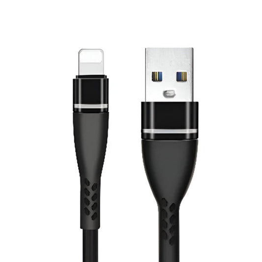 Faster FC‑15 3 m Quick Charge USB Data Cable – 2.4 A Fast Charging & Data Sync (Black/White)