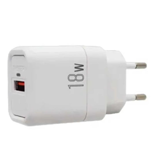 Faster FC‑58 18 W Quick Charge Wall Adapter – QC 3.0, Worldwide 100–240 V (White)