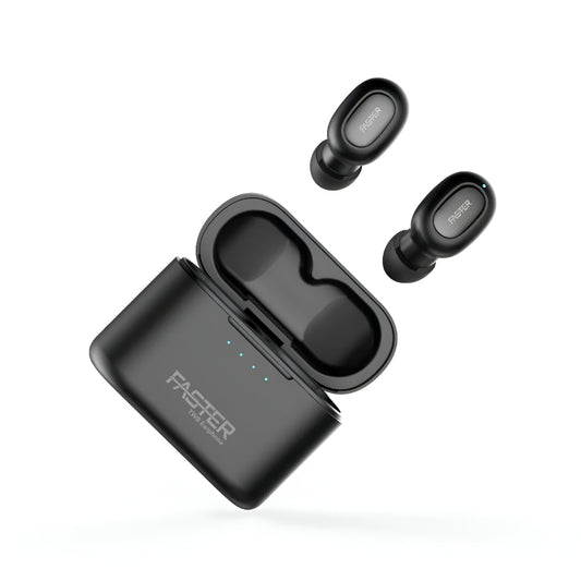 Faster S600 TWS Stereo Wireless Earbuds with Power Box – Bluetooth 5.0, 400 mAh Charging Case