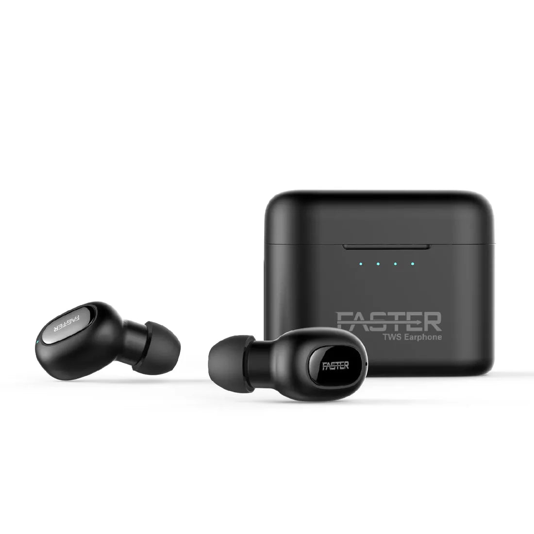 Faster S600 TWS Stereo Wireless Earbuds with Power Box – Bluetooth 5.0, 400 mAh Charging Case