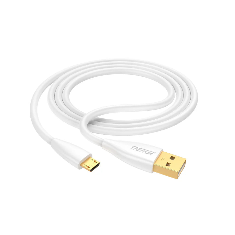 FASTER O3 Charging Cable – 2.4A Fast Charge