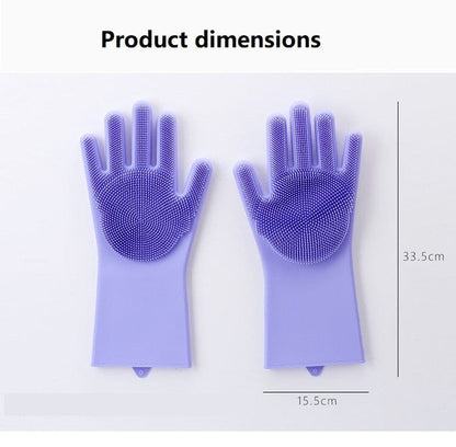 Silicone Washing Gloves – Multi-Purpose Cleaning Gloves