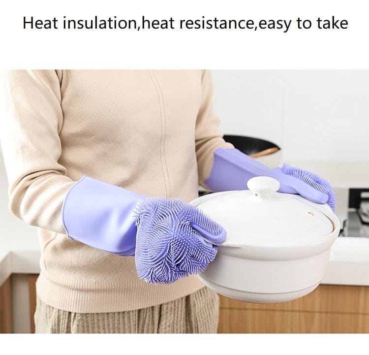 Silicone Washing Gloves – Multi-Purpose Cleaning Gloves