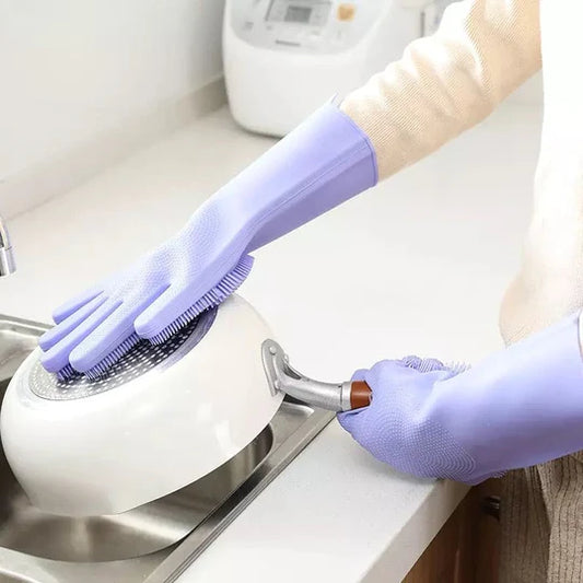 Silicone Washing Gloves – Multi-Purpose Cleaning Gloves