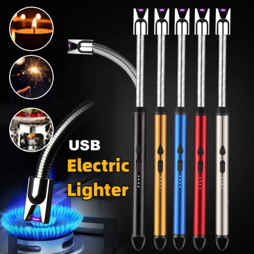 Electric Rechargeable Kitchen Lighter – Portable USB Lighter for Gas Stove
