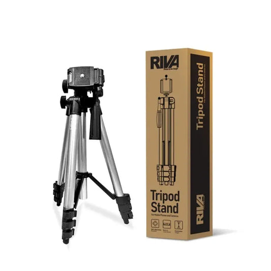 Riva Tripod 3110 – 3‑Way Aluminum Tripod, 1.05 m